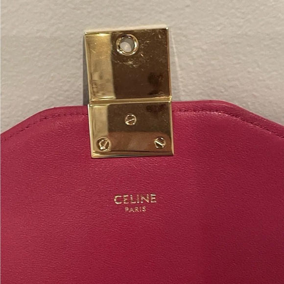 Celine C Calfskin Quilted Medium Bag In Pink. Gently Used. - Picture 6 of 15